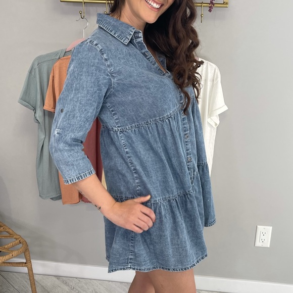 SHIRT DRESS - Picture 3 of 4